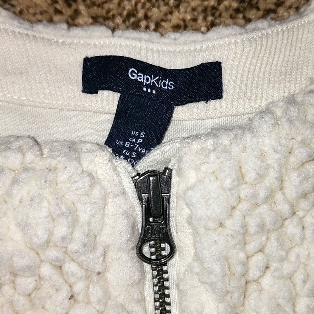 Gap kids zip up sherpa
